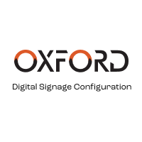 Digital Signage configuration with Oxford logo